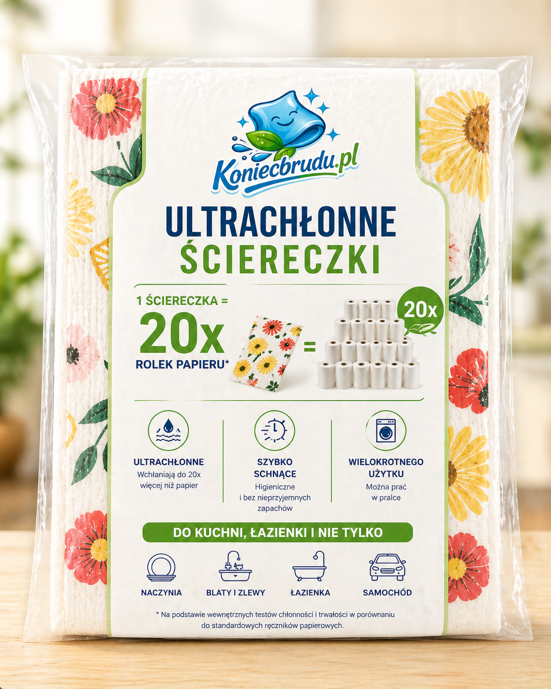 Ultrachłonne ściereczki – koniec z ręcznikami papierowymi